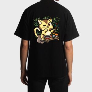 Animal Sushi Cat Lover Japanese Kawaii Cat Eating Food Art Men T-Shirt