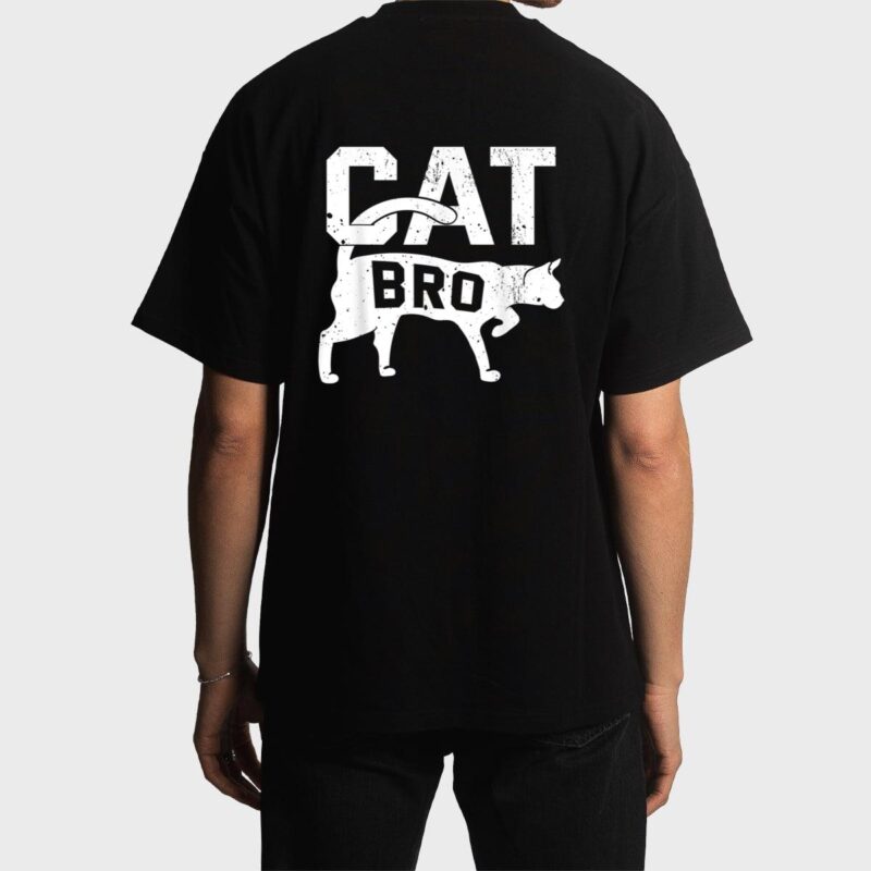 Cat Bro Kitten Pet Owner Meow Men T-Shirt