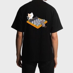 Cat Owner Chess Board Grandmaster Board Game Chess Player Men T-Shirt