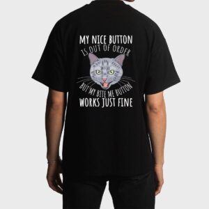 Cat Tshirt, Funny Cat Tees, Cat Lover Gifts, Cat Bite Me Men T-Shirt