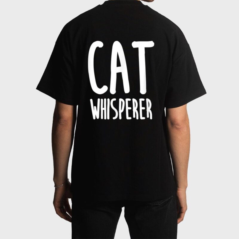 Cat Whisperer Funny and Cute Cat Men T-Shirt
