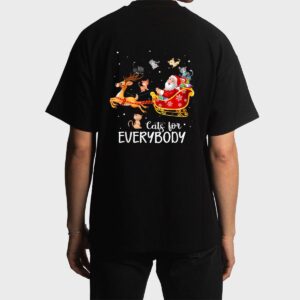 Cats For Everybody Cat Christmas Pajama Family Party Gifts Men T-Shirt