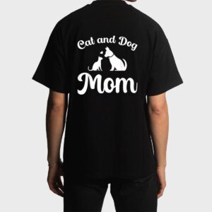 Cats and Dogs Mom Mother's Day Puppy Pets Animals Lover Men T-Shirt