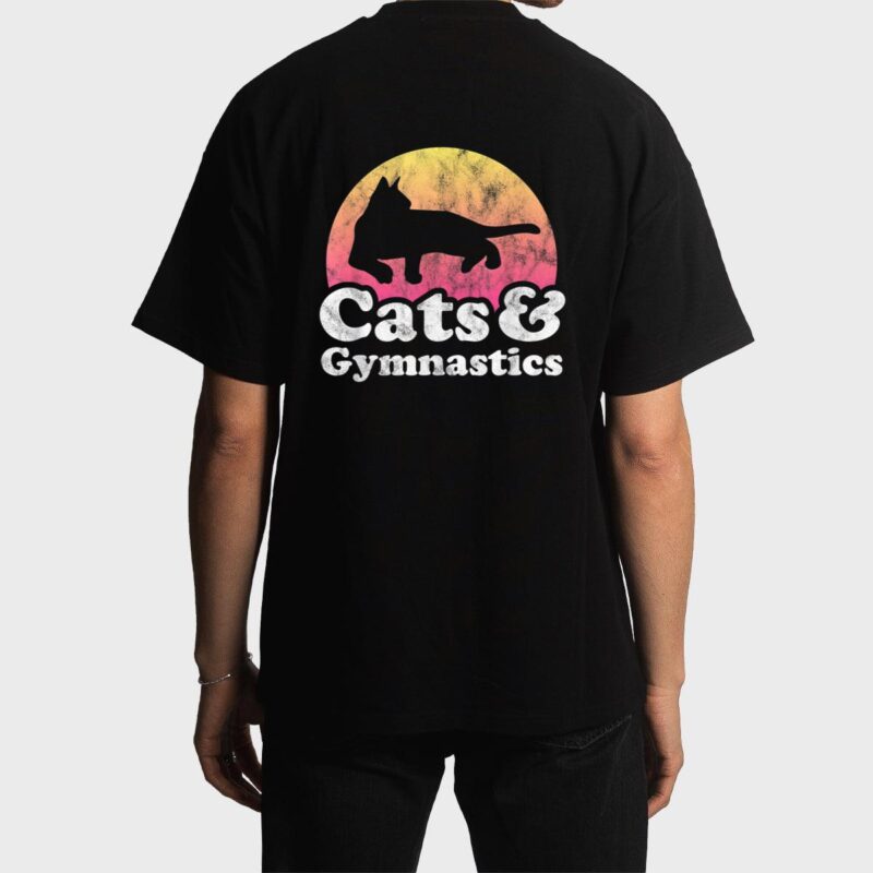 Cats and Gymnastics Cat and Gymnast Men T-Shirt
