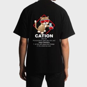 Chemistry Professor Kitty Science Day Cat Owner Chemist Men T-Shirt
