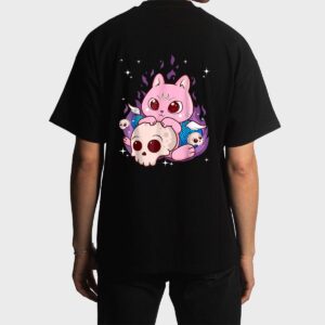 Cute Anime Kawaii Cat Aesthetic Kawaii Pastel Goth Halloween Men T-Shirt