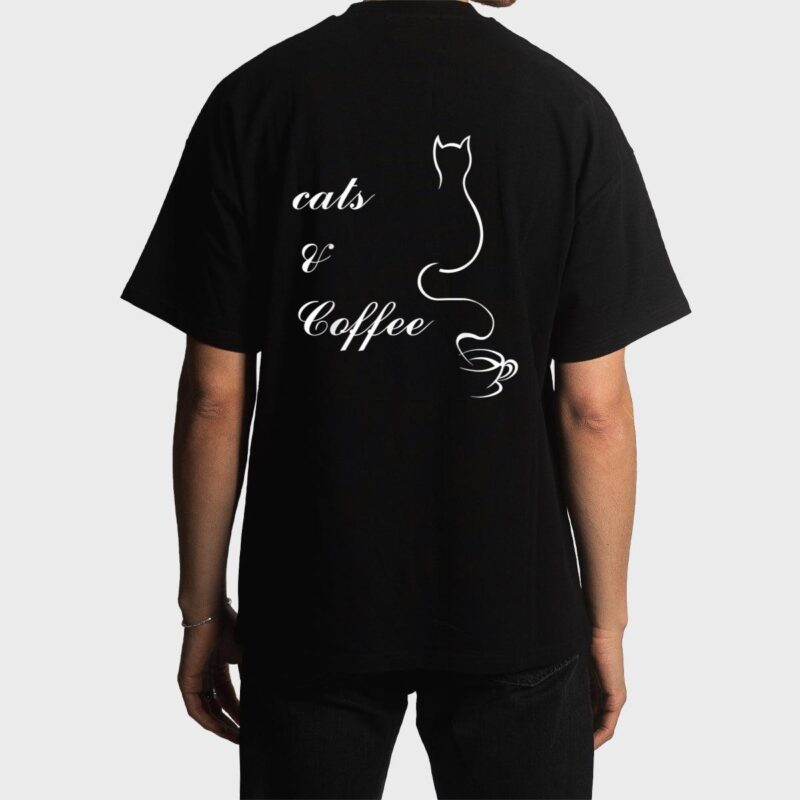 Cute Cats and Coffee Men T-Shirt