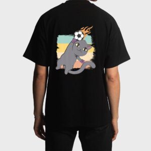 Cute Kawaii Football Soccer Player Funny Goalkeeper Best Cat Men T-Shirt