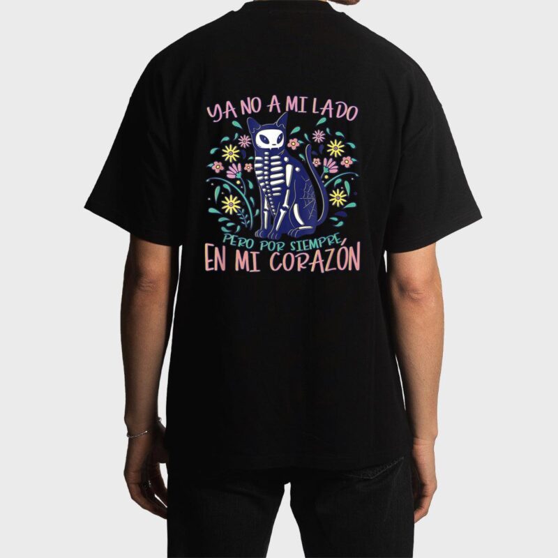 Dia De Los Muertos Cat Skeleton Animals Lover Costume Men T-Shirt