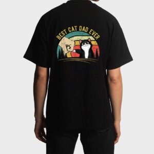 Father's Day 2022 Cat Dad gifts For Men Best Cat Dad Ever Men T-Shirt