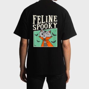 Feline Spooky Halloween Cat Owner Costume Men T-Shirt