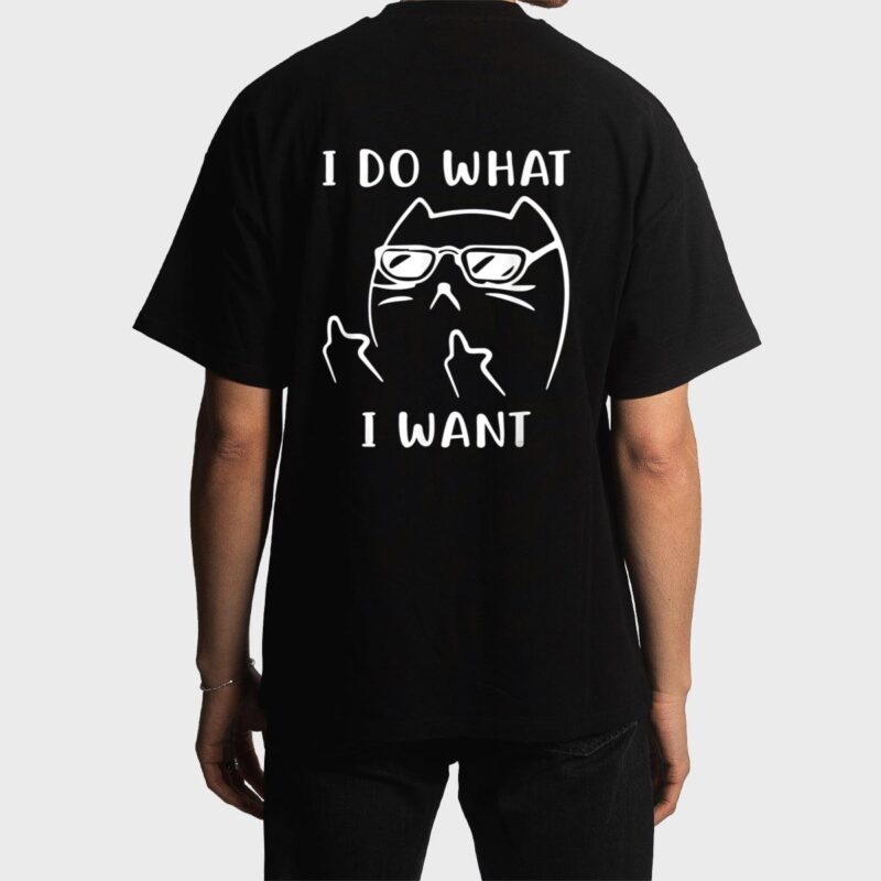 Funny Cat I Do What I Want With My Cat Funny Men T-Shirt