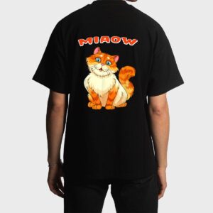 Funny Cat Miaow Cat Lovers Men T-Shirt