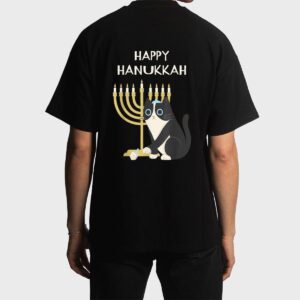 Happy Hanukkah Cat  Hanukkah Men T-Shirt