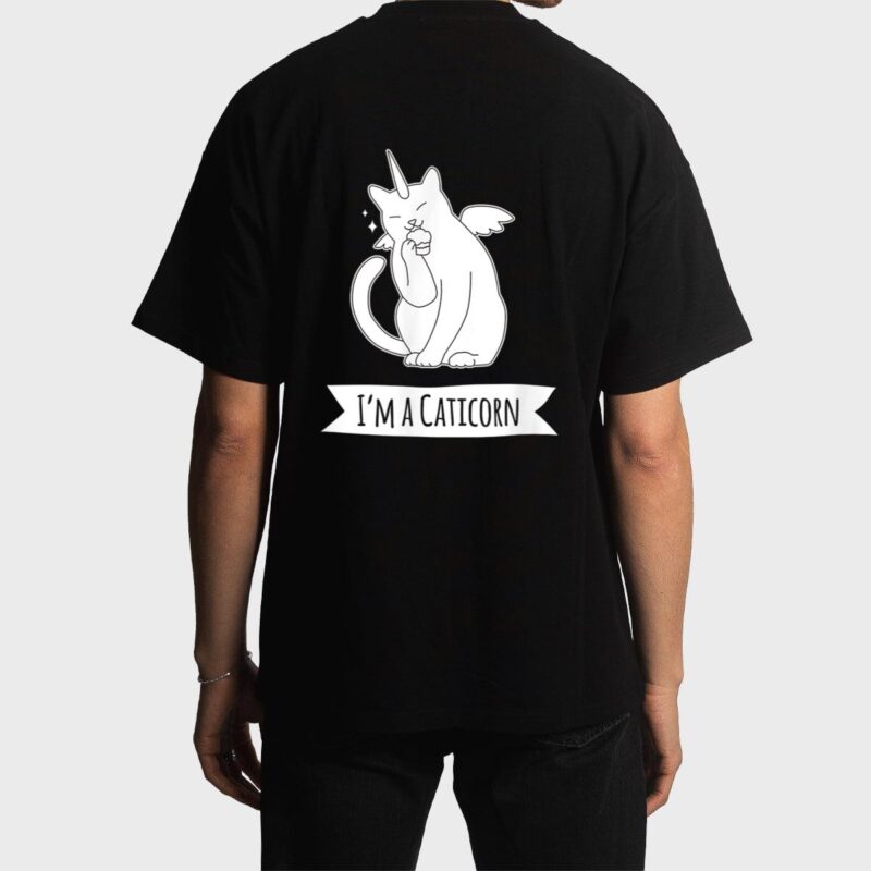 I M A Caticorn Funny Unicorn Cat Caticorn Gift Love My Cat Men T-Shirt