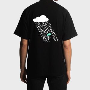 It's Raining Cats and Dogs  Cute Funny Canine Feline Lover Men T-Shirt