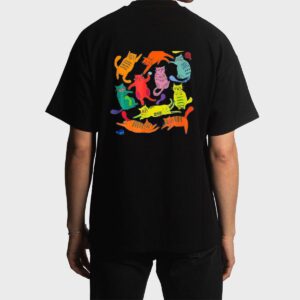 Just A Girl Who Loves Cats Cute Cat Lover Ee Multicolor Men T-Shirt