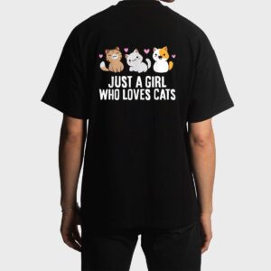 Just a Girl Who Loves Cats Men T-Shirt