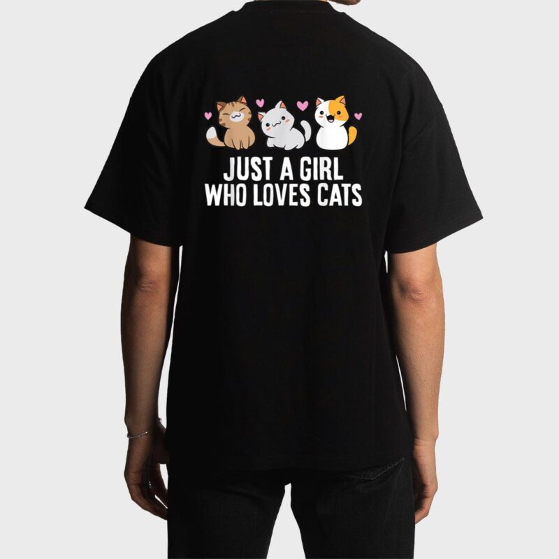 Just a Girl Who Loves Cats Men T-Shirt