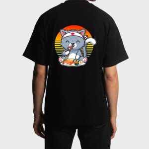 Kawaii Anime Cat Otaku Japanese Sushi Gift Girls Kids Teens Premium Men T-Shirt