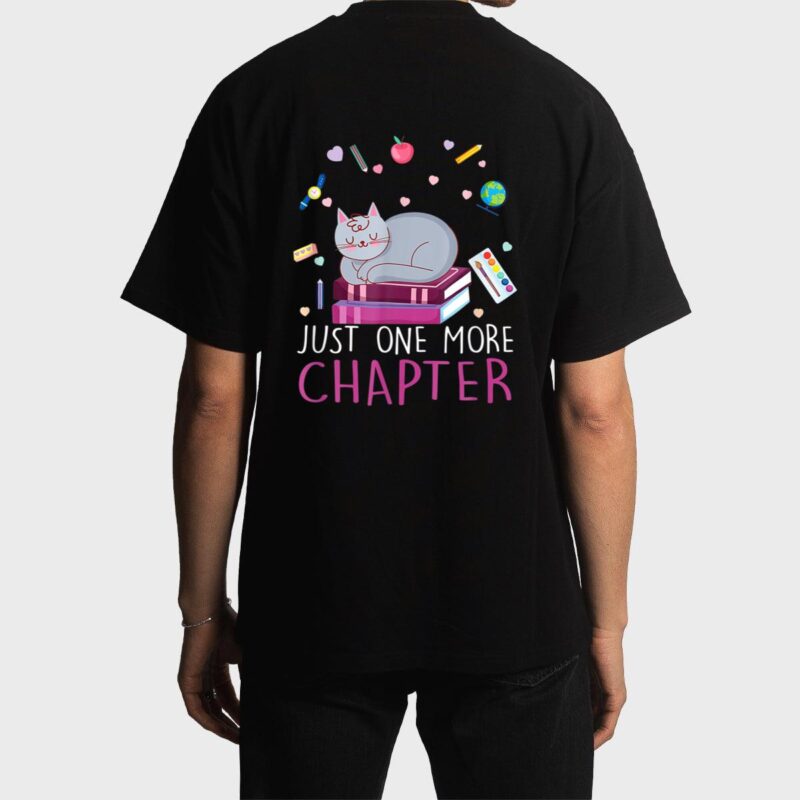 Lovely Kitten Book And Cat Lover One More Chapter Men T-Shirt