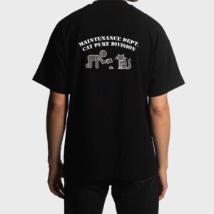 Maintenance Dept Cat Puke Division Men T-Shirt