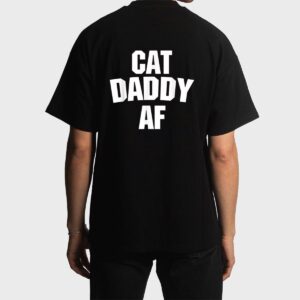 Mens Best Cat Dad Ever  - Cat Daddy AF Funny Cat Men T-Shirt