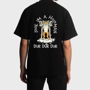 Meow Cat  Meow Kitty Funny Cats LOOK I'M A HOOMAN Men T-Shirt