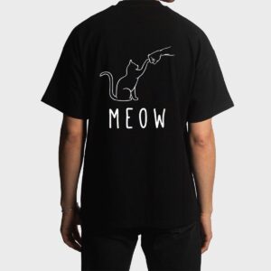 Meow Cat  Meow Kitty Funny Cats Mom And Cat Dad Cat Paw Men T-Shirt