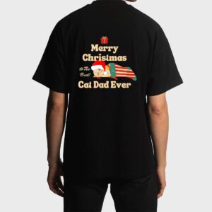 Merry Christmas Cat Friends Men T-Shirt