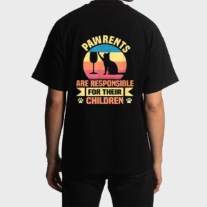 Pawrents Outfit Cat Women Cat Men Cat Parents Funny Men T-Shirt