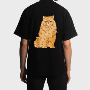 Persian Cat Design Leave Me Alone Cat Angry Persian Cat Men T-Shirt