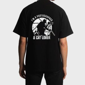 Photography I M A Photographer Cat Lover Photograph Men T-Shirt