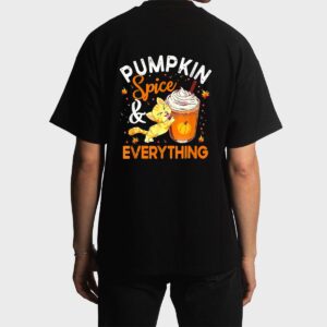 Pumpkin Spice Everything Cat Lover Cute Autumn Fall Men T-Shirt
