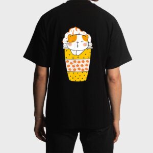 Pumpkin Spice Latte Fall Coffee Pumpkin Spice PSL Cat Men T-Shirt