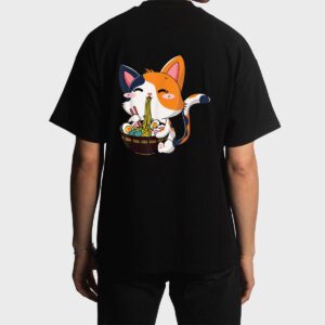 Ramen Cat Kawaii Anime Cat Ramen Lover Kawaii Neko Teen Girl Men T-Shirt