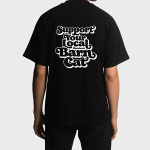 Support Your Local Barn Cat Funny Kitty Cat Feral Pet Men T-Shirt