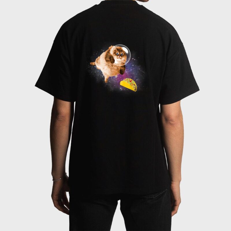 Taco Cat , Funny Taco Cat In Space , Taco Cat Men T-Shirt