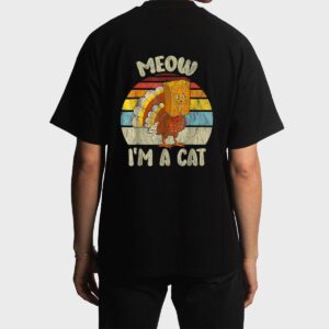 Thanksgiving Funny Turkey Fake Cat Meow Kitty Cats Lover_1 Men T-Shirt