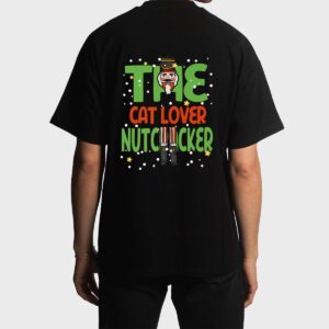 The Cat Lover Nutcracker Funny Christmas Matching Family Men T-Shirt