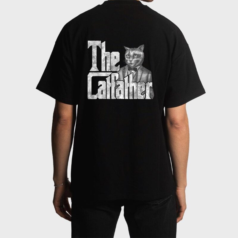 The Catfather Cat Father Mafia Father Cat Men T-Shirt