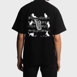 Tubist Cats for Cat loving Tuba player Men T-Shirt