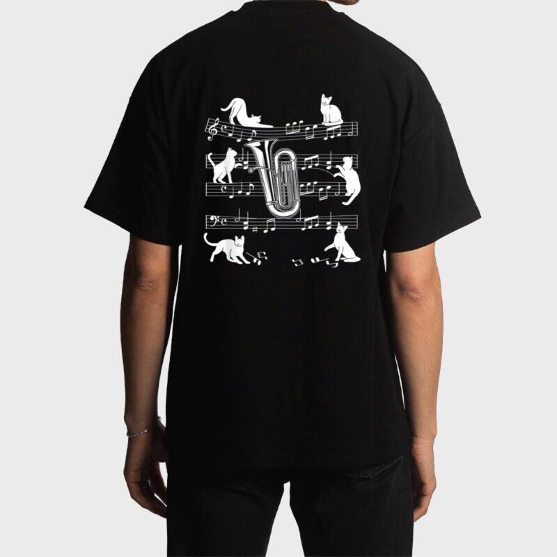 Tubist Cats for Cat loving Tuba player Men T-Shirt