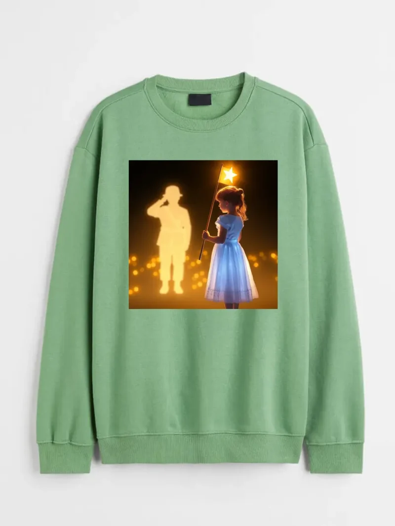 Army Wife Built For Battlefields Of Love Sweatshirt - Image 2
