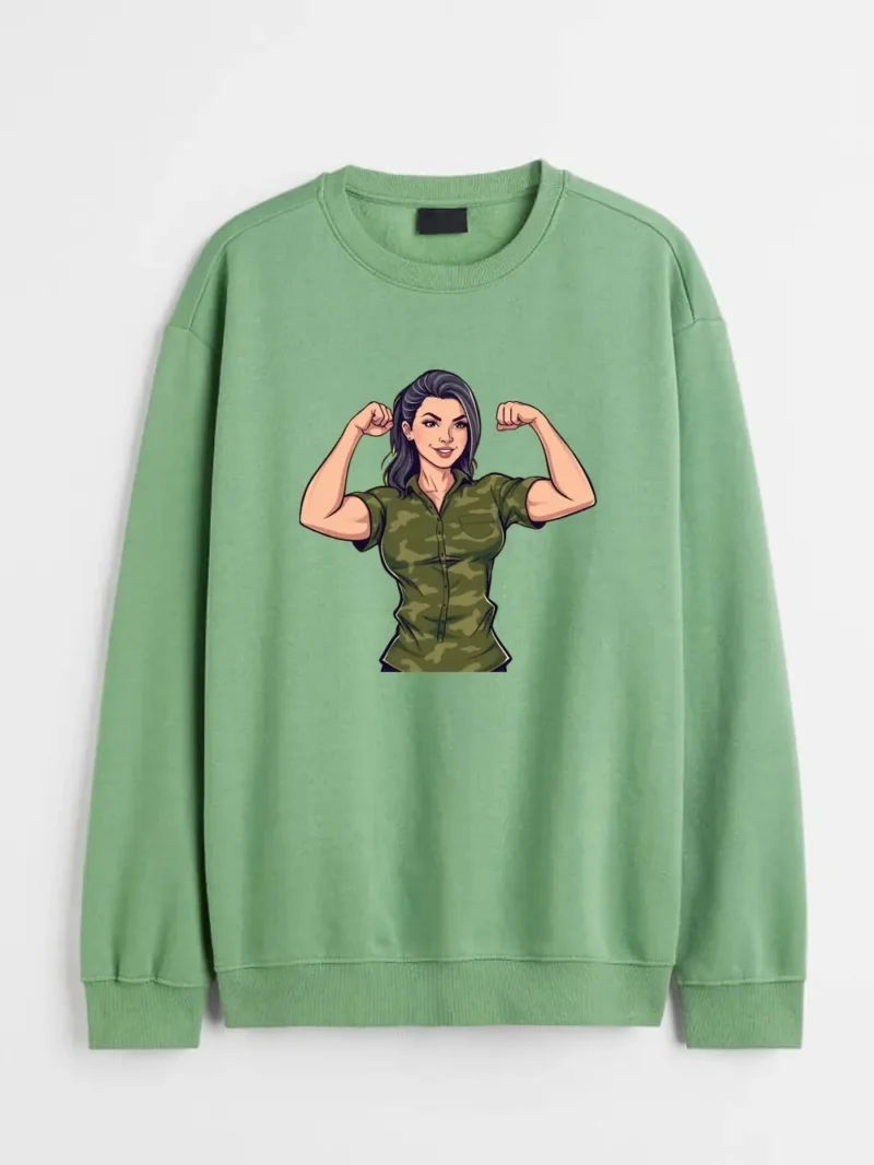 Army Wife  Love Knows No Distance Sweatshirt - Image 2