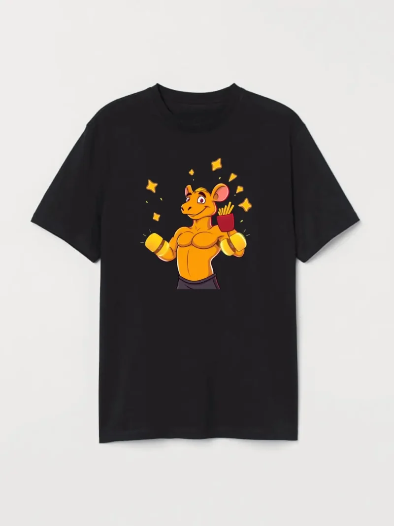 Exercise I Thought You Said Extra Fries T-Shirt - Image 2