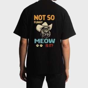 super state trooper retro cat shirt not so funny meow is it Men T-Shirt